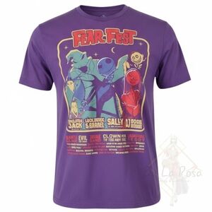 Men's Disney NBC Nightmare Before Christmas Fear Fest T-shirt - Medium